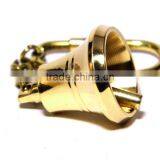 Brass Marine or Nautical Ship Bell Nautical Key Chain thumbnail-1