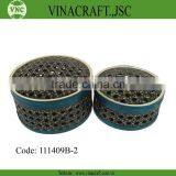 Decorative Bamboo Box Set of 2
