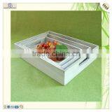 Cheap Antique Colorful Carving Set Paulownia Wood Tray thumbnail-3