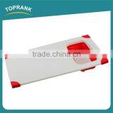 Cheap Custom Color Food Grade Rectangle Plastic Cutting Board With Strainer thumbnail-4