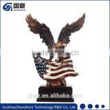 Wholesale Resin American Spread Eagle Birds Figurines for Sale thumbnail-1
