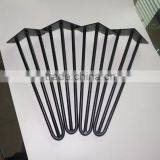 16 Inch Black Matt Powder Coated Iron Hairpin Leg for Coffee Table & End Table thumbnail-2