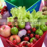 Wholesale Square Plastic Storage Basket With Handle/ Sundries Storage Basket With Handle thumbnail-5