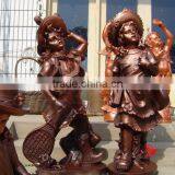 Bronze Famous Gold Decorative Angel Statue thumbnail-1