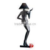 Brass Abstract Figure Sharp Lamp Base thumbnail-1