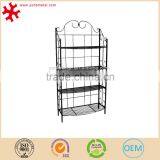 Cheap Multi-tier Chrome 100 Pair Metal Shelving Shoe Rack Stand thumbnail-1