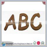 Mahogany Pine Wood XXL Wooden Alphabet Letters / Nursery Decor / Alphabet Wall thumbnail-1