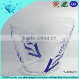 POP Colorful Bar OEM Tabletop PVC Acrylic Ice Bucket Led Ice Bucket thumbnail-6