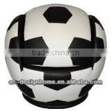 BLACK/WHITE FOOTBALL PVC/WOODEN KID ONE SEAT SOFA thumbnail-1
