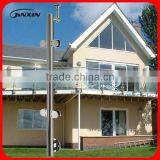 JINXIN Customized Glass Fence_tempered Glass Fence Panels Stair Railing Cost thumbnail-2