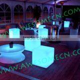 Lighted Lounge Room Decorative Cube Stool for Sale thumbnail-3