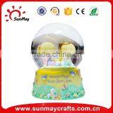 Wedding Party Use & Gifts Custom Made Polyresin Wedding Snow Globe thumbnail-1