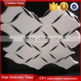 Luxury Interior Wall Decoration Background Carrara White Marble Mosaic Tile thumbnail-2