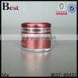 50g Pink Cosmetics Container Glass Jar With Pink Lid thumbnail-2