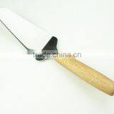 32057 Stainless Steel Steak Cake Pizza Turner With Wooden Handle thumbnail-3