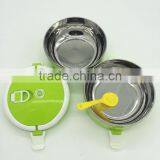 Round Shape Stainless Steel Takeaway Food Container With Handle thumbnail-4