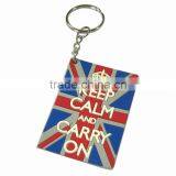 China Custom Printed Rubber Pvc Keyring Key Chain With Custom Logo thumbnail-1