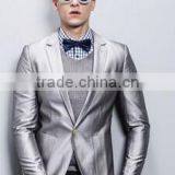 Men's Slim Business Suit Gentleman Checked Suit SHT823 thumbnail-1