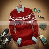 GZY New Long Sleeve Men Sweater Intarsia Sweater thumbnail-5