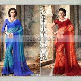 Designer Classical Chiffon Printed Designer Saree thumbnail-1