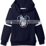 Knitting Printing Pattern Fleece Fabric Sweater for Young Girls thumbnail-2