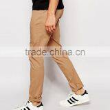 Custom Cotton Skinny Chion Khaki Pants for Men thumbnail-2