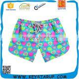 Polyester Peach Skin Custom Lady Beach Digital Printed Shorts thumbnail-1