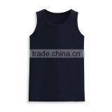 Children Clothing Fashion Style Newest Design Custom Kids Wholesale Plain White Tank Top thumbnail-6