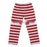 2017 Organic Stripe Pants Kids Cotton Pants Boy Red Boutique Pants Summer thumbnail-1