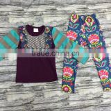 BY-G199 Hot selling children boutique clothing wholesale baby clothes sets kids clothing