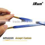 Faux Goatskin Sheepskin Leather Gold Shoelaces With Gold Metal Aglet for Air Jordan Sneakers - Amazon Supplier - Black/White/Red thumbnail-3