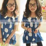 Baby Girl's Dot Style Chiffon Dress