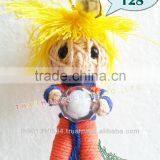 Handmade Keychains Keyrings Voodoo Doll String Accessories Bag Gifts thumbnail-1