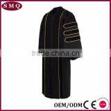 Wholesale Adult Size School Uniform Doctoral Graduation Gown thumbnail-2