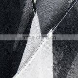 2017 Best Polyester & Cotton Women Long Cardigan Mid-long Style Printed Abstract Pattern White and Black thumbnail-2