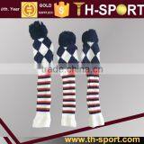 Soft POM POM Golf Headcover With Custom Logo thumbnail-2