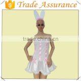 factory sales 2015 new style white color easter bunny costume set adult size photos of costumes bunny