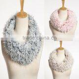 New Imitation Wool Rabbit Hair Shawl Imitation Fur Fur Collar Plush Scarlet Scarf