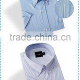 Wholesale Button Down Short Sleeve Check Casual Fishing Shirts thumbnail-2