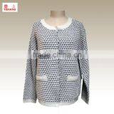Hot Selling Ladies Fashionable Top Sweater,lady Top Sweater,100%Acrylic&Lurex thumbnail-1