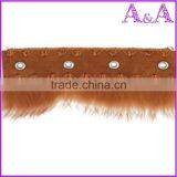 Orange Wedding Dress Decorative Trim Materials Fabric Chemical Embroidery With Beads Cord Guipure Bobbin Lace thumbnail-6