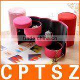 Wholesale Top Grade Three Layers Jewelry Boxes Jewellery Gift Box For Stud Earrings Rings Necklace Bracelets thumbnail-1