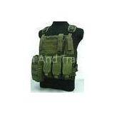 OD Green Tactical 100D / 600D Vests For Military Tactical Gear