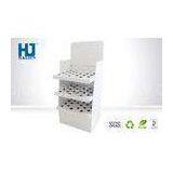 Eco - Friendly Biscuits Cardboard Pallet Display Stands Glossy Surface