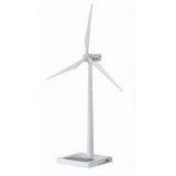 White Painting Diecast Wind Power Generator Model for Business Gifts