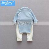 High Quality Unisex Pre-shrunk no Pocket Casual Crew Neck Children Pullover Set thumbnail-3