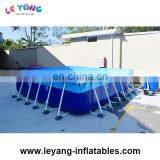 Inflatable Water Tank Metal Frame Pool / Intex Steel Pool