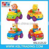 Good quality small toys kids friction power cartoon car for sale