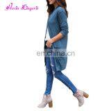 New Style Knit Open Front Cardigan Sweaters Long Coat Women Cardigan Ladies thumbnail-5
