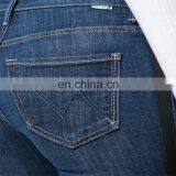 Blue Sweeping Racer Custom Skinny Jeans Women Latest Design Denim Jeans Pants thumbnail-6